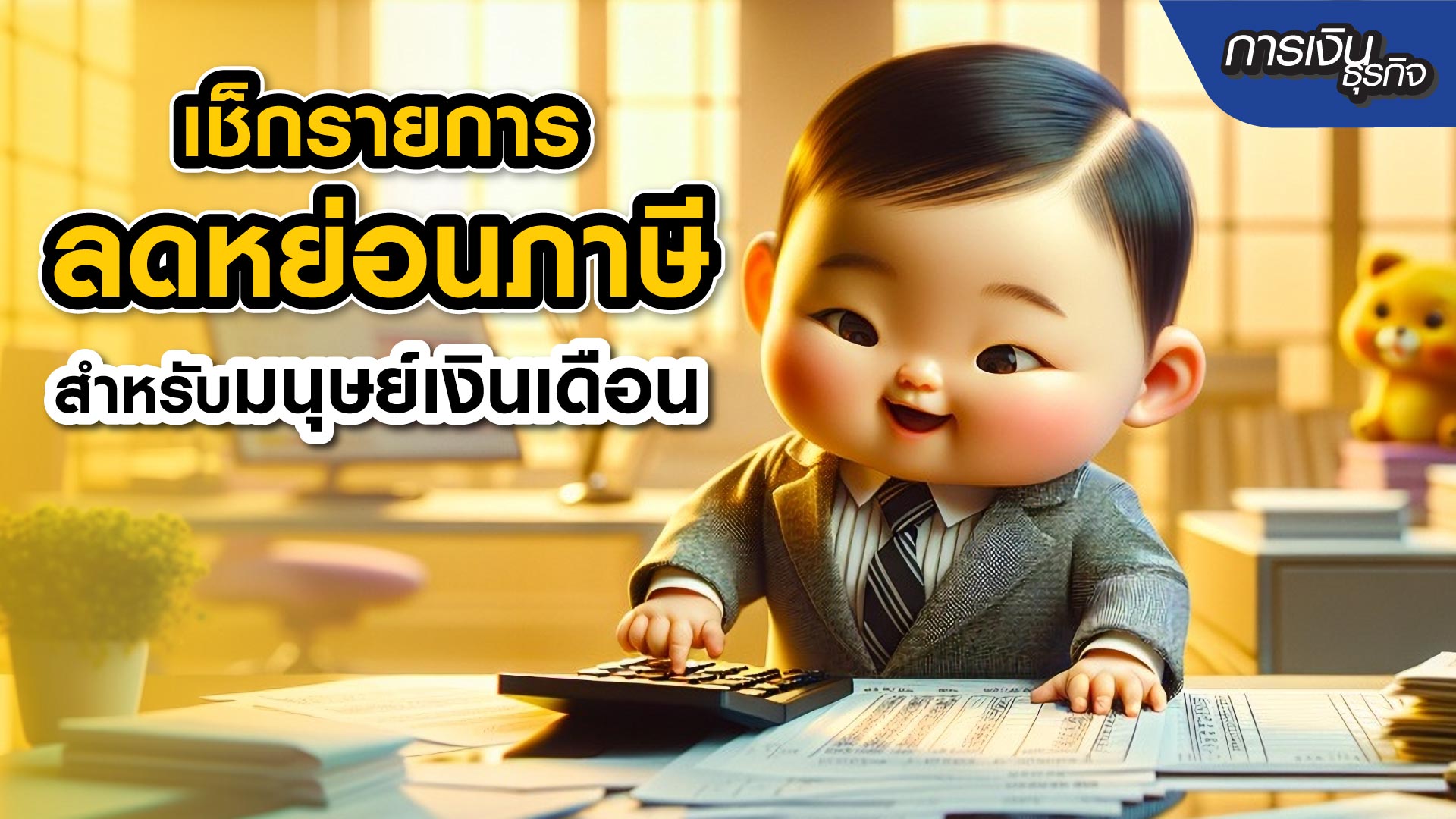 เช็ครายการลดหย่อนภาษี